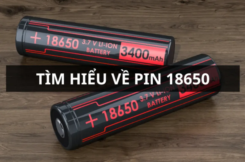 Tên gọi 18650 thường liên quan đến kích thước xấp xỉ 18 mm đường kính và 65 mm chiều dài của viên pin.